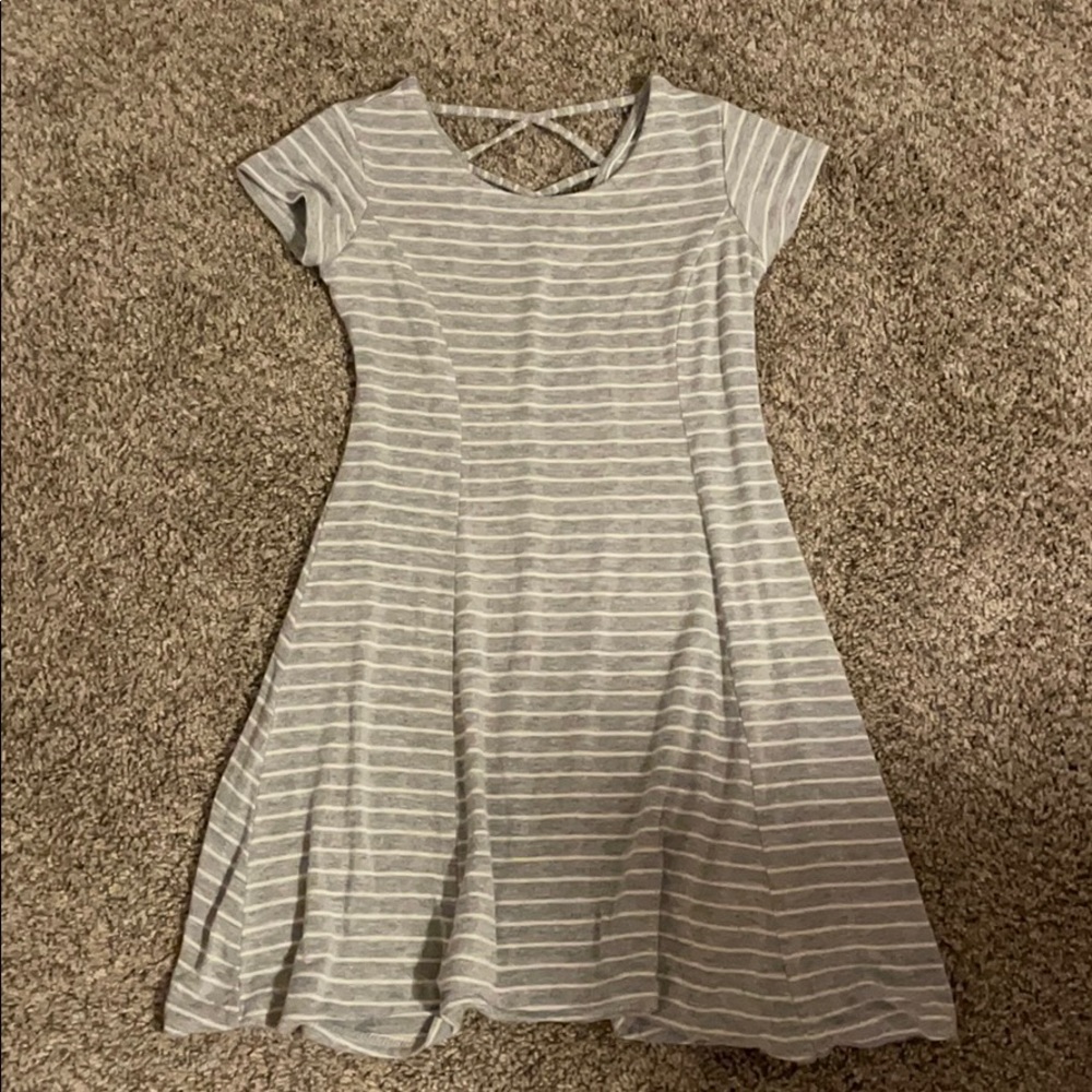 grey dress kids